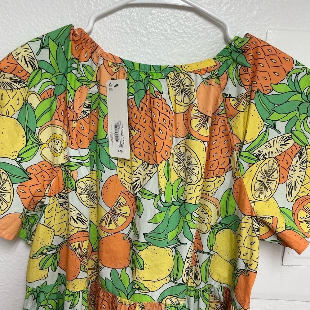 NWT Peyton & Parker Tropical Fruit Print Dress - Picture 5 of 9